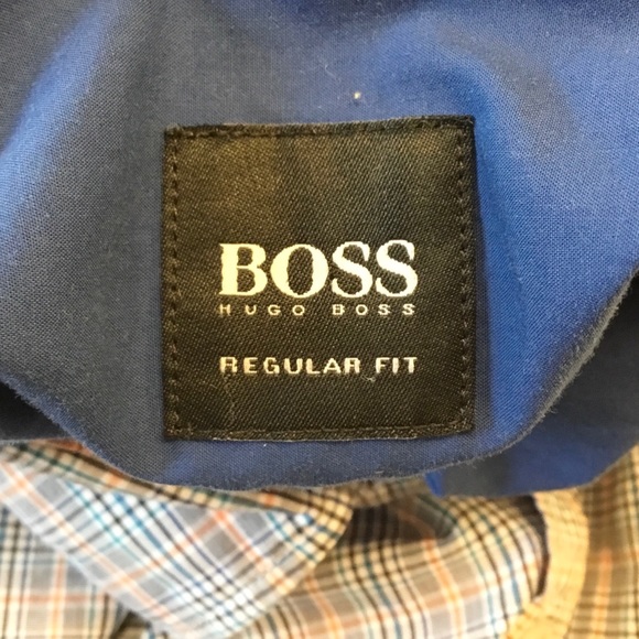 Hugo Boss Lorenzo Plaid Button Down Shirt - M - Picture 5 of 7